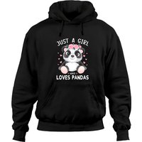 Juste une fille qui aime les pandas - Hoodie — Sweats à capuche pour hommes