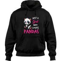 Unie fille qui aime les pandas - Hoodie unisexe — Sweats à capuche pour hommes