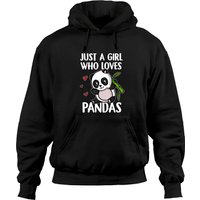 Juste une fille qui aime les pandas - Hoodie — Sweats à capuche pour hommes
