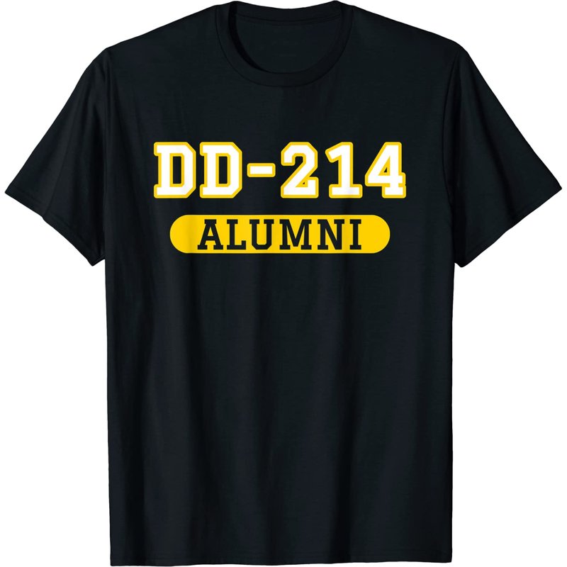 T-shirt Alumni DD-214 Patriotic pour hommes — T-shirts pour hommes