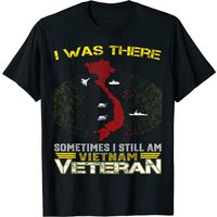 T-shirt Vétéran du Vietnam - J'y étais parfois j'y suis encore — T-shirts pour hommes