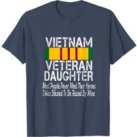 T-Shirt pour Hommes Fille de Vétéran du Vietnam Famille Militaire — T-shirts pour hommes