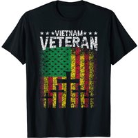 T-shirt Vietnam Veteran Drapeau Américain pour Hommes — T-shirts pour hommes