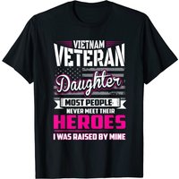 T-shirt Vietnam Veteran Daughter Raised By My Hero pour hommes — T-shirts pour hommes