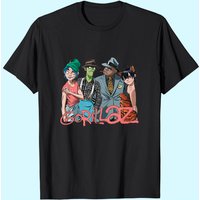 T-Shirt Gorillaz Merch Poster pour Hommes