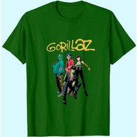 T-Shirt Gorillaz pour hommes en noir — T-shirts pour hommes