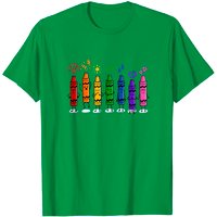 Colored Crayons Attitudes Emotions Of Rainbows Men's T-Shirt