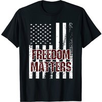 Freedom Matters T-shirt Patriote des États-Unis pour Hommes — T-shirts pour hommes