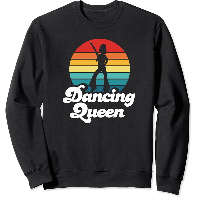 Dancing Queen Roller Disco 70s Unisex Sweatshirt