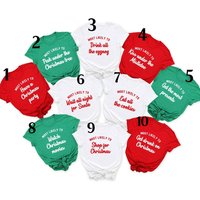 T-Shirt de Noël le Plus Probable à Assortir en Famille — T-shirts pour hommes