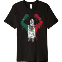 T-Shirt Mexicain de Boxe Drapeau du Mexique pour Hommes — T-shirts pour hommes