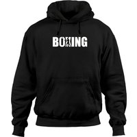 Boxing Hoodie for Unisex in Black