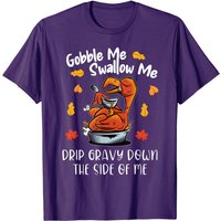T-shirt Gobble Me Swallow Me Dinde Action de Grâce 2021 pour hommes — T-shirts pour hommes