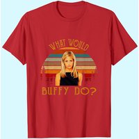 T-Shirt Buffy The Vampire Slayer What Would Buffy pour hommes — T-shirts pour hommes