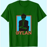 Bob Dylan Outline Officially Licensed Men's T-Shirt — Mens T Shirts