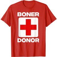 Boner Donor T-Shirt for Men in Black