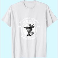 T-shirt Bob Dylan Revue pour hommes en noir — T-shirts pour hommes