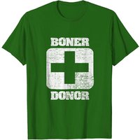 T-shirt drôle Mens Boner Donor — T-shirts pour hommes