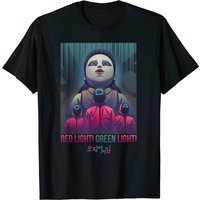 Squid Game Doll Red Light Green Light Masked Guards T-Shirt — Mens T Shirts