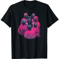 T-shirt Squid Game Front Man et Gardiens avec Anneau pour Hommes — T-shirts pour hommes