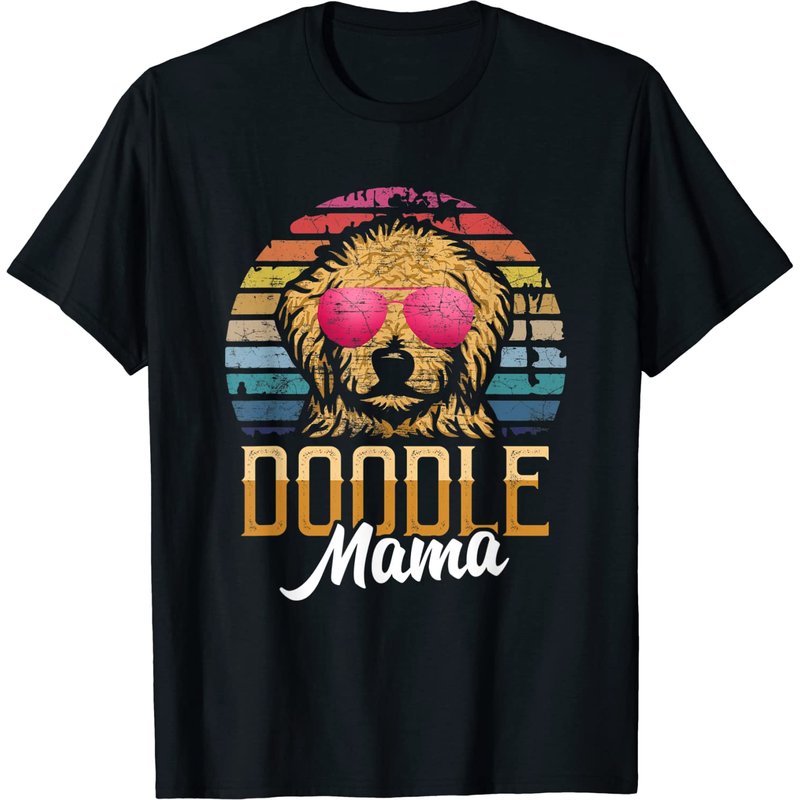 T-shirt Doodle Mama pour maman Goldendoodle — T-shirts pour hommes