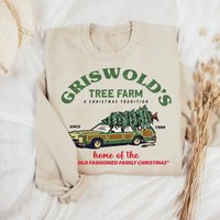 Sweatshirt Unisexe Griswold’s Tree Farm — Sweats à capuche pour hommes