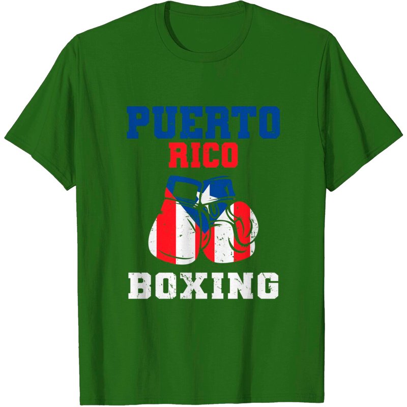 Puerto Rican Flag Boxing Gloves Men's T-Shirt