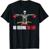 T-shirt No Boxing No Life pour hommes en noir
