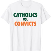 T-shirt classique Catholics Vs Convicts 1988 pour hommes