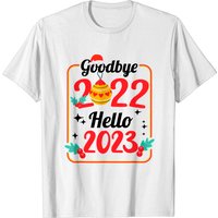 T-shirt Bonjour 2022 Au revoir 2022 pour hommes — T-shirts pour hommes