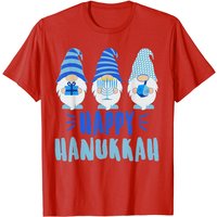 T-shirt costume Tu Happy Hanukkah 2021 Gnome Menorah Dreidel — T-shirts pour hommes
