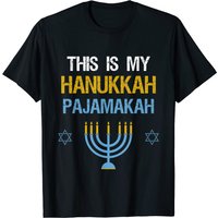 This Is My Hanukkah Pajamakah Chanukah T-Shirt for Men