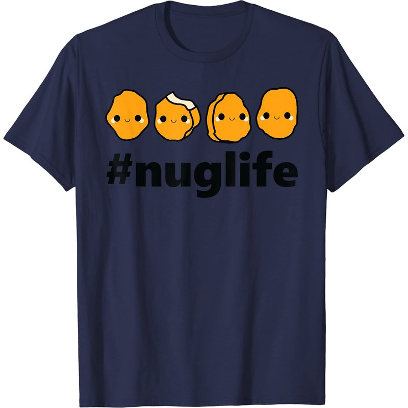 Cool Nug Life Chicken Nugget T-Shirt for Men