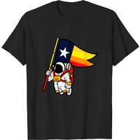 T-shirt Houston Champ Astronaute Drapeau du Texas pour Hommes