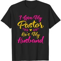 T-shirt Citation 'J'aime mon Pasteur, c'est mon Mari' pour Hommes