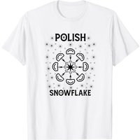 T-shirt de Noël en flocon de neige Pierogi pour hommes