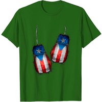 Boricua Boxers Puerto Rico Flag T-Shirt for Boxing Fans — Mens T Shirts