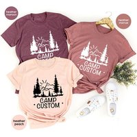 T-shirt personnalisé Camp Camping assorti pour hommes — T-shirts pour hommes