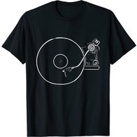 T-shirt avec dessin de tourne-disque pour hommes — T-shirts pour hommes