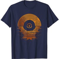 Vinyl LP Records Sunset Vinyl T-Shirt for Men