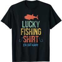 Lucky Fishing Shirt Do Not Wash T-Shirt for Men