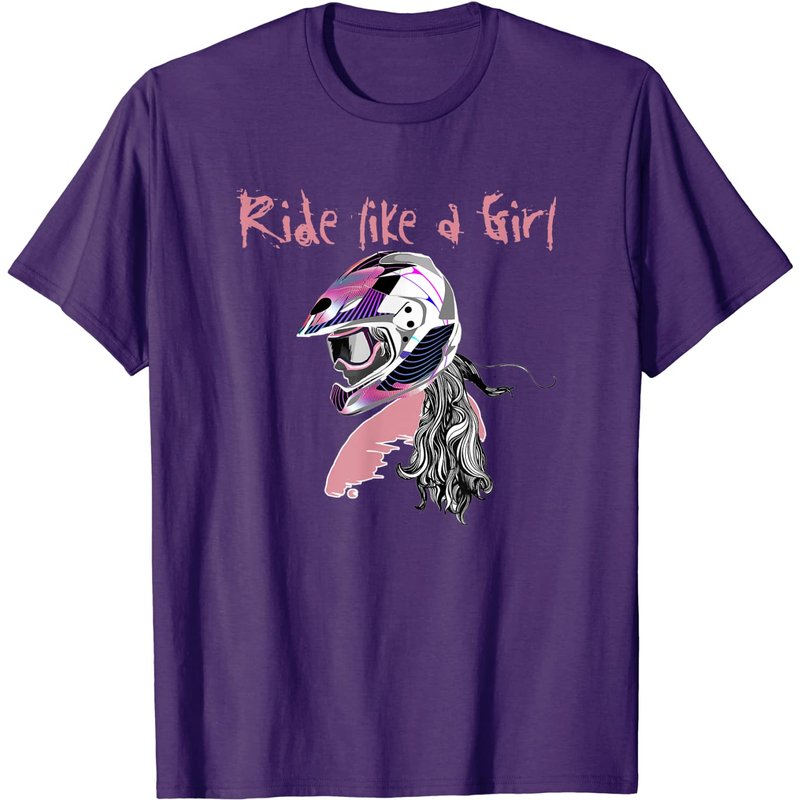 T-shirt Motocross pour hommes - Tee Ride Like A Girl — T-shirts pour hommes