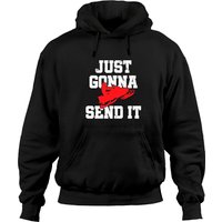 Snowmobile Just Gonna Send It Hoodie Freestyle Motor Sled