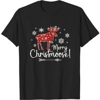 T-shirt Vintage Noël Merry Christmoose pour hommes — T-shirts pour hommes