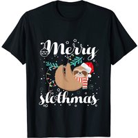 T-shirt de Noël Merry Slothmas pour hommes