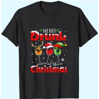 T-shirt Merry Drunk I'm Christmas Beer Drinking pour hommes