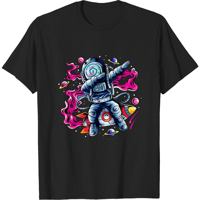 T-shirt Blockchain Cryptomonnaie Safemoon pour hommes