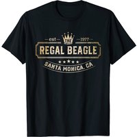 T-shirt pour hommes The Regal Beagle en noir — T-shirts pour hommes