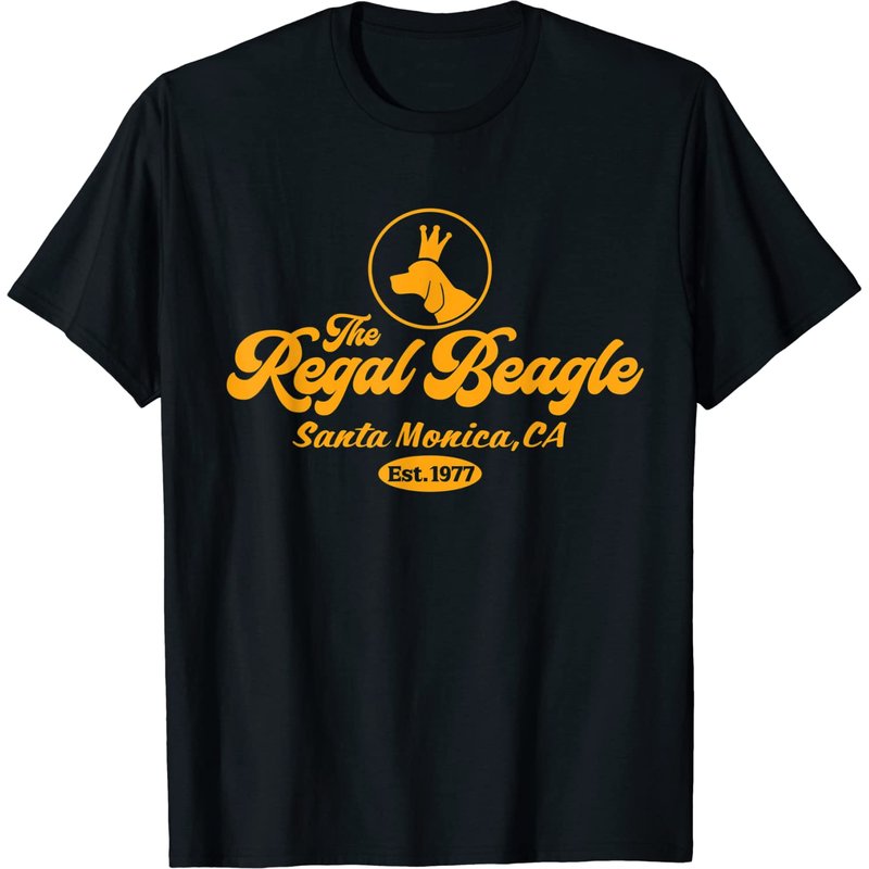 The Regal Beagle Men's T-Shirt in Black