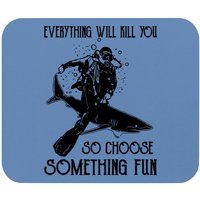 Scuba Diving Lovers Diver Quote Gift Mouse Pad — Mouse Pads & Desk Mats